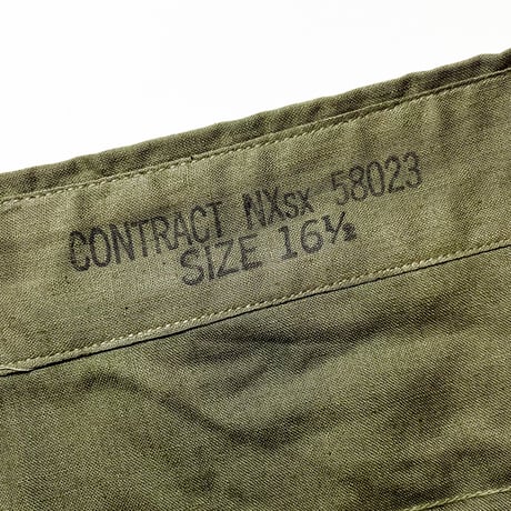1940's US.NAVY N-3 Poplin L/S Shirt Deadstock
