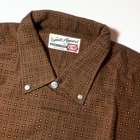 1960's E&W Flannel L/S Shirt Deadstock