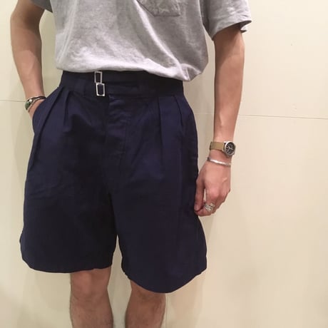 1960's Italy Navy Gurkha Short Pants
