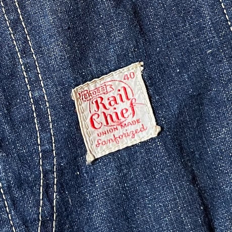 1950's Rail Cheif Denim Coverall