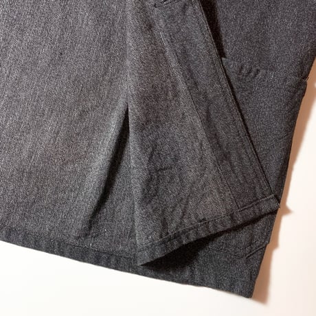 1950's French Unknown Black Chambray Work Jacket