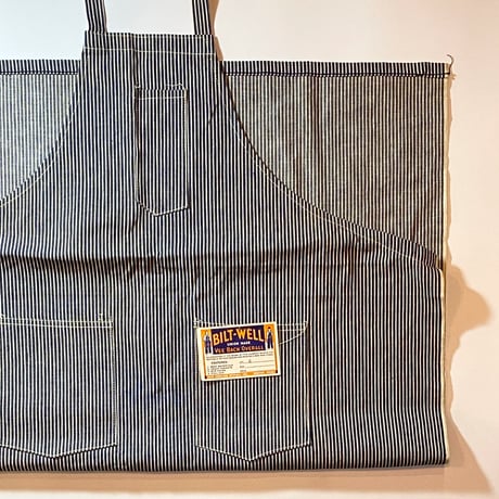 1940's BILT-WELL Hickory Apron Deadstock