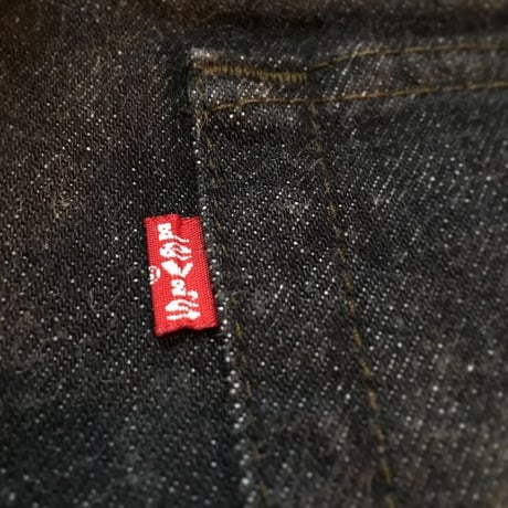 1990's Levi's 701 Black Denim Pants