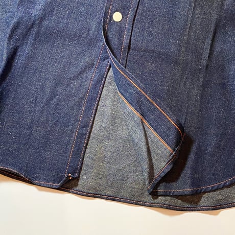 1950's TURNER TOGS Denim Western L/S Shirt Deadstock