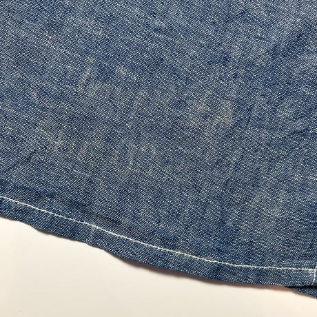 1960's US.NAVY Chambray L/S Shirt