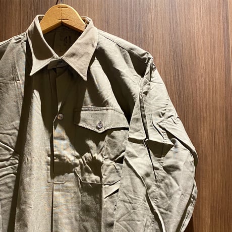 1940's Swedish Military M-39 Pullover L/S Shirt Deadstock