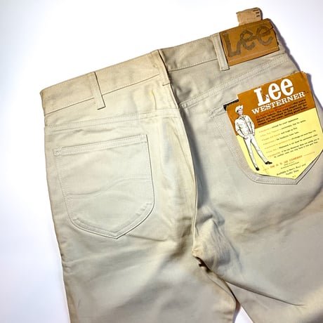 1960's〜 Lee WESTERNER Tapered Pants Deadstock
