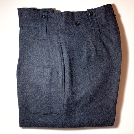 1960's Netherlands Military Wool Trousers Deadstock