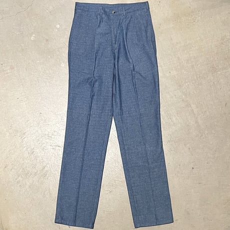 1980's Unknown Chambray Trousers Deadstock