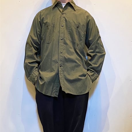 1940's US.NAVY N-3 Poplin L/S Shirt
