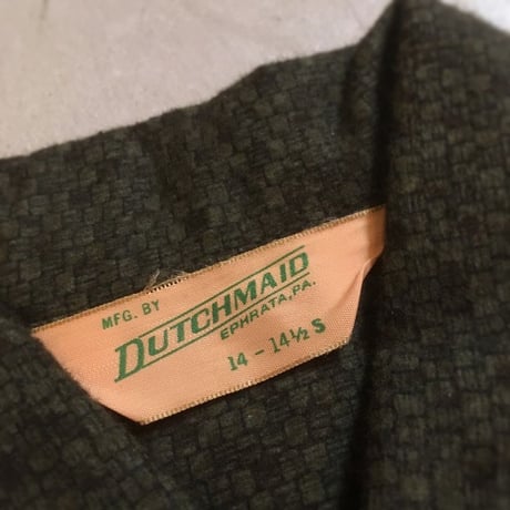 1950's DUTCHMAID Flannel L/S Shirt Deadstock