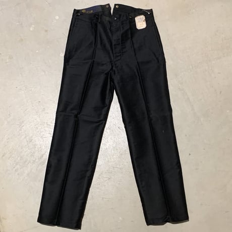 1930's〜 L'ATHLETE Black Moleskin Trousers Deadstock