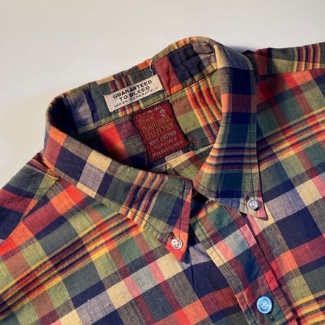 1960's〜 Sears Indian Madras L/S Shirt