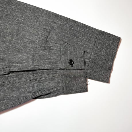 1940〜50's BARTEL PERFECTION Black Chambray L/S Shirt Deadstock
