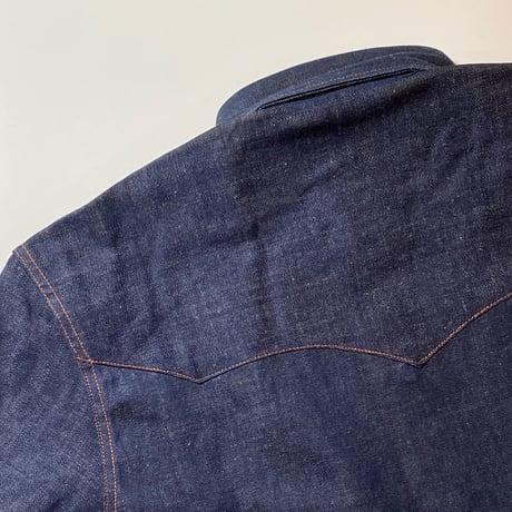 1950's TURNER TOGS Denim Western L/S Shirt Deadstock