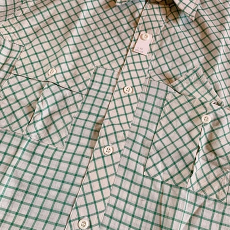 1970's J.SVOBODA SONS Indian Madras S/S Shirt Deadstock
