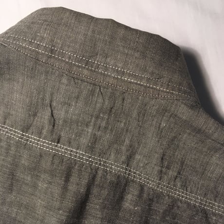 1940's SUPER OX HIDE Gray Chambray L/S Shirt