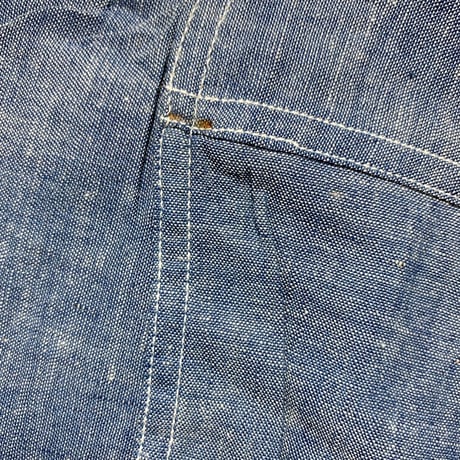 1940's US.NAVY Chambray L/S Shirt Deadstock