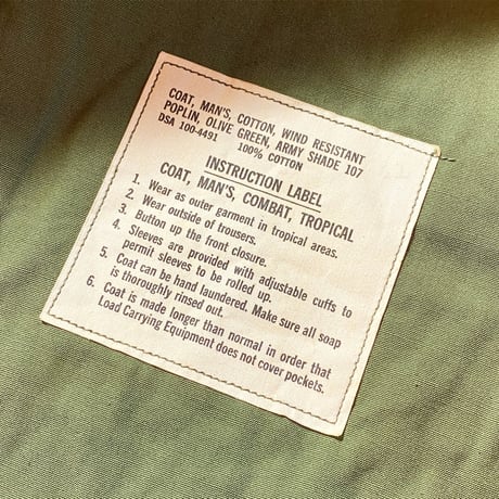 1960's US.ARMY Jungle Fatigue 3rd Jacket