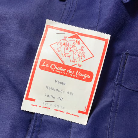 1950's Le Chaine des Vosges Moleskin Jacket Deadstock