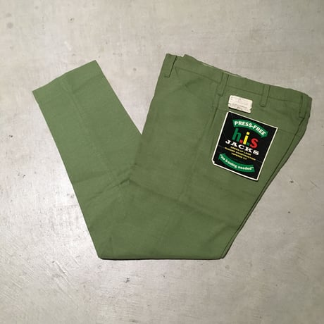 1960's h.i.s Tapered Pants Deadstock