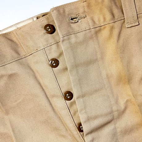 1940's DUCK HEAD Cotton Trousers Deadstock