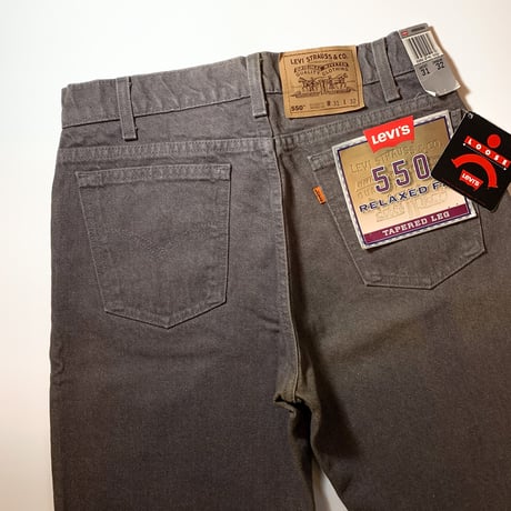 1990's Levi's 550 Gray Denim Pants Deadstock