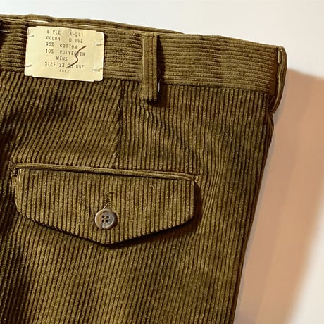1980's〜 L.L.Bean Corduroy Trousers Deadstock