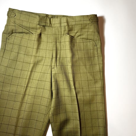 1960's Quality PRESS Tapered Slacks Deadstock