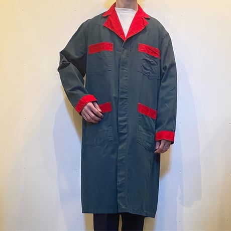 1950〜60's OPELIKA MFG CO. Herringbone Shop Coat