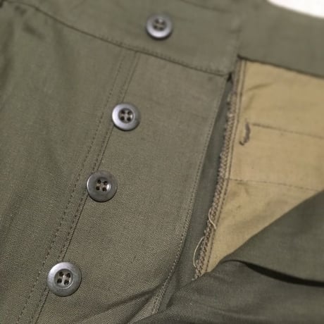 1950〜60's French Army M-47 Herringbone Trousers Deadstock