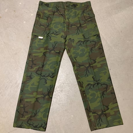 1960〜70's Civilian Leaf Camo Trousers Deadstock