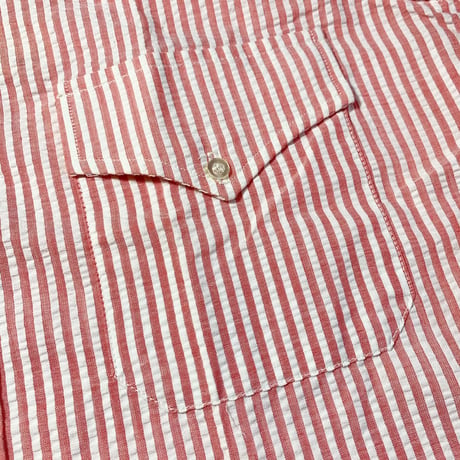 1970's〜 Brooks Brothers Seersucker S/S Shirt Deadstock