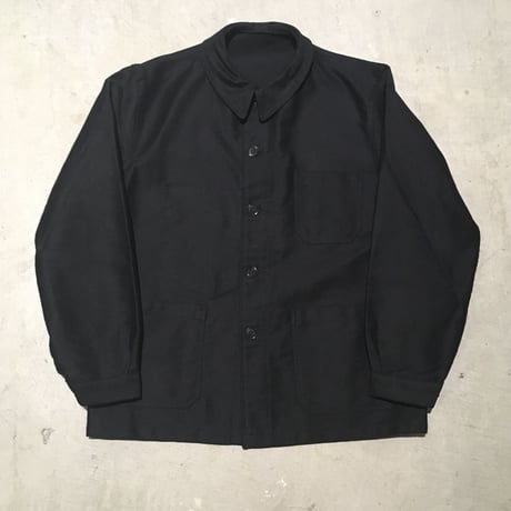 1950〜60's BEAU-FORT Black Moleskin Jacket Deadstock