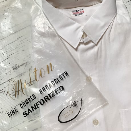 1960's MELTON Tab Collar S/S Shirt Deadstock