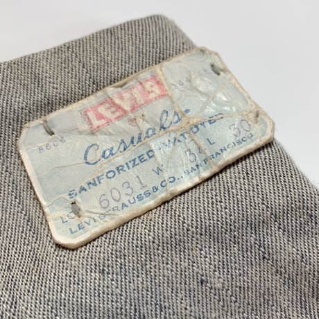 1950's〜 Levi's Cotton Trousers