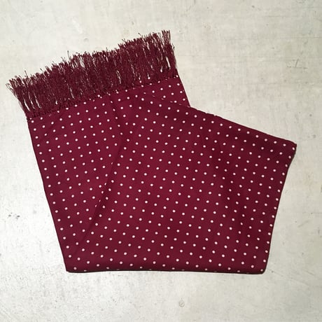 1960〜70's TOOTAL Rayon Dots Scarf