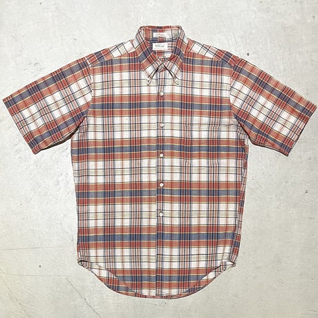 1960's GANT Indian Madras S/S Shirt