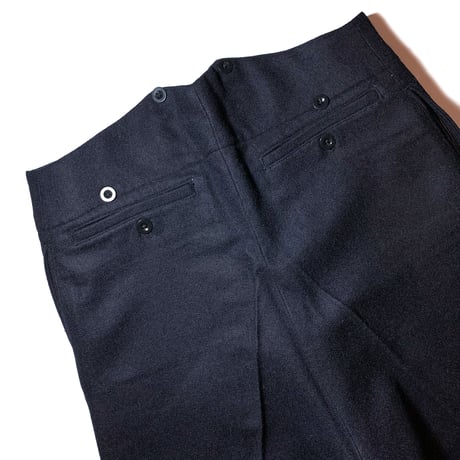 1940's Royal Navy Wool Trousers Deadstock
