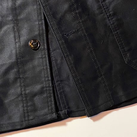 1950's〜 Dubure&Deverchere Black Moleskin Jacket Deadstock