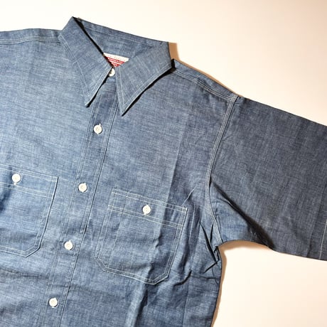 1940's〜 MONTGOMERY WARD Chambray S/S Shirt Deadstock