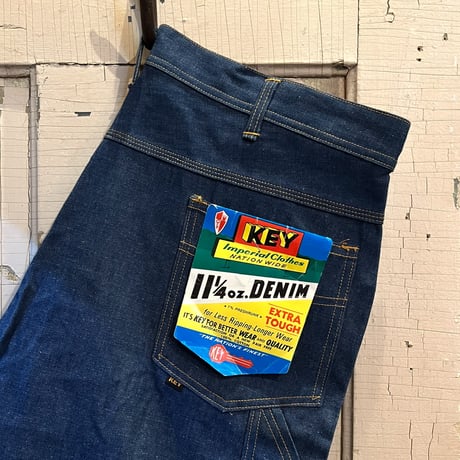 1960〜70's KEY Denim Painter Pants Deadstock