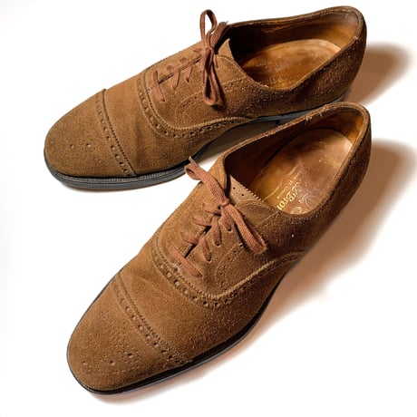 1970's〜 Russell&Bromley Brown Suede Shoes