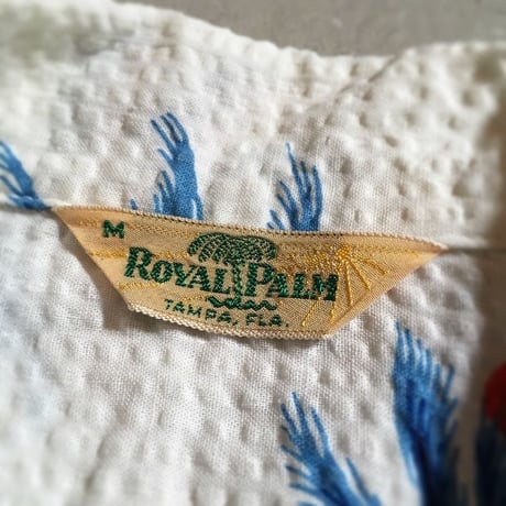 1950's ROYAL PARM Seersucker S/S Shirt