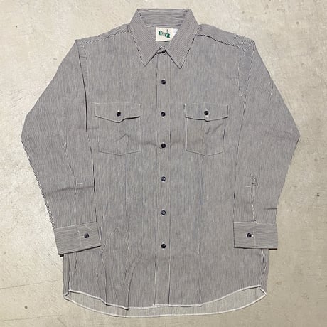 1970〜80's KEY Hickory L/S Shirt Deadstock