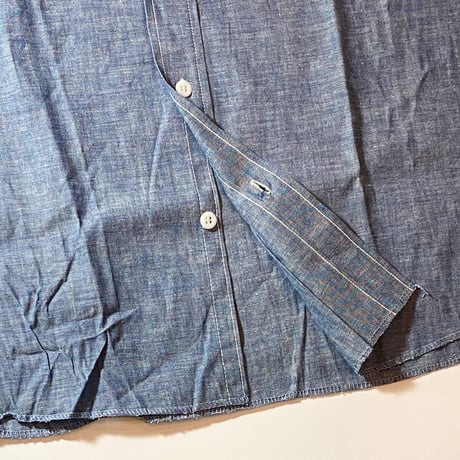 1960's WASHINGTON DEE CEE Chambray L/S Shirt Deadstock