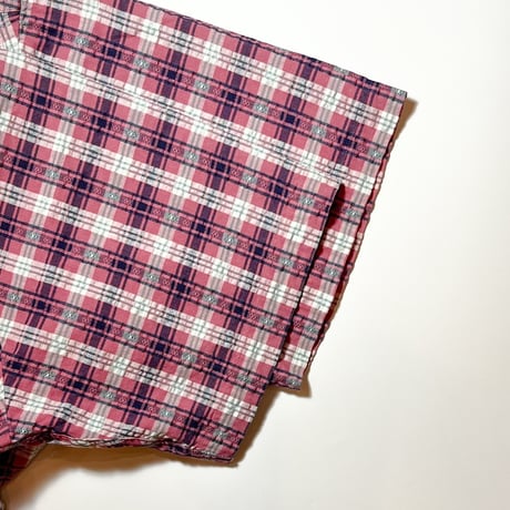 1980's L.L.Bean Seersucker S/S Shirt