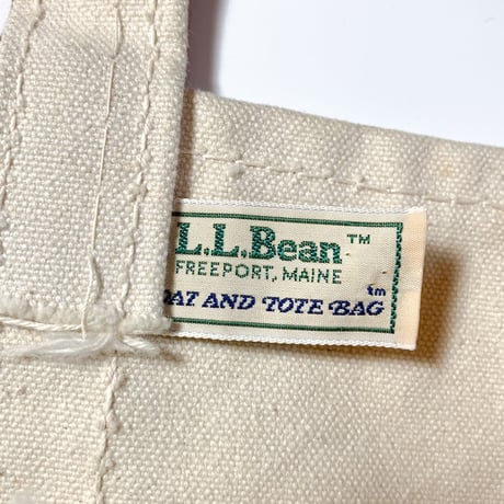 1980's L.L.Bean Boat&Tote Canvas Bag