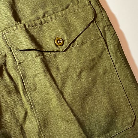 1950's British Army Green Denim Trousers Deadstock