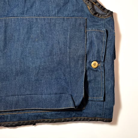 1970's SAFT BAK Denim Fishing Vest